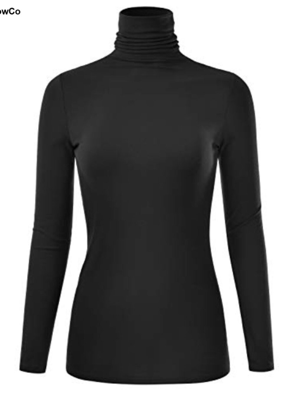EIMIN Women's Long Sleeve Turtleneck Slim Fit Lightweight Pullover Top
